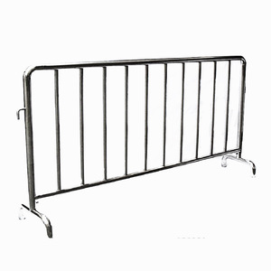 Customized Metal Crowd Control Barrier / Sustainable Portable Barricades /Easily Assembled Temporary Fence Metal Fence