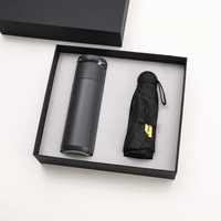 Promo En Gros : Ensemble Cadeau Personnalisable en Cuir PU avec Bloc-Notes A6 Rechargeable, Stylo, Mug Isotherme et Clé USB