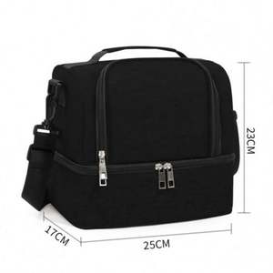 Bolsa Térmica para Almuerzo de Doble Capa, Aislante, de Tela Gruesa y Lámina de Aluminio, para Almacenamiento de Biberones al Aire Libre - Product Image 2