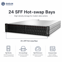 Almacenamiento Conectado Directamente Lenovo D1224 2U de 24 Bahías JBOD DAS 12Gbps Mini SAS HD para Expansión de Carga de Trabajo de Almacenamiento Empresarial