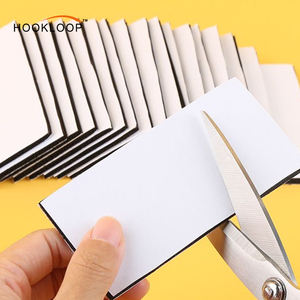 Nastro Adesivo in Poliestere e Nylon Bianco con Forte Velcro Rotondo per Installazioni di Targhe Auto - Product Image 4