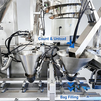 Machine automatique de comptage et d'emballage de comprimés et de capsules, pour bonbons, vitamines, comprimés, sachets, pochettes, avec plateau vibrant et compteur