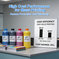 Tinta de Pigmento FCOLOR de 1000 ml de Una Sola Pasada para Impresora HP Fi 1000 452 477 PageWide, Tinta de Inyección de Alta Velocidad Resistente al Agua