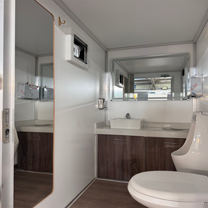 <span class=keywords><strong>Toilettes</strong></span> <span class=keywords><strong>publiques</strong></span> modernes en acier, portables, de luxe, à 4 stations, automatiques et autonettoyantes, pour usage extérieur - Product Image 5