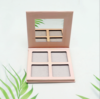 Palette de fards à paupières, blush, pour maquillage, avec logo personnalisé, 6 couleurs