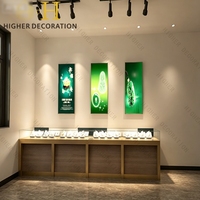 Vitrine de présentation de bijoux personnalisable, présentoir de luxe en verre pour bijoux et bibelots