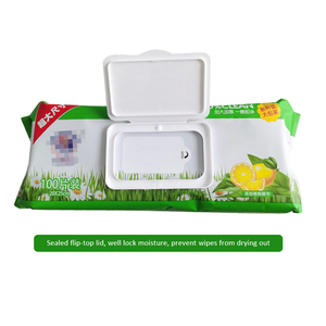 Salviette per Pulizia Cucina OEM Multiuso, Formato Grande 200x250mm, Salviette Umidificate Monouso per Pulizia Superfici, Limone e Olio di Cocco, Confezione da 100 - Product Image 3