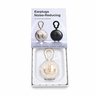 Bouchons d'oreilles en silicone réutilisables pour le sommeil, réduction du bruit de 36 dB, avec étui de désinfection UV C Nano Silver