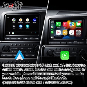 Lsailt 7 inch Android Car đa phương tiện HD nâng cấp màn hình cho GT-R R35 GTR JDM 2008-2010 Carplay, <span class=keywords><strong>Youtube</strong></span> - Product Image 3
