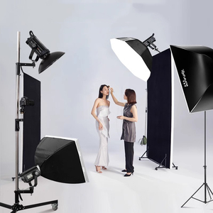 Support d'éclairage en métal robuste de 190cm/250cm avec roues pour station de télévision Fresnel en tungstène et studio de prise de photos Flash <span class=keywords><strong>Softbox</strong></span> - Product Image 5