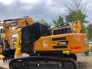 Excavadora hidráulica de cadenas Sany SY215H original de 21 toneladas, de segunda mano, marca china, en oferta. - Product Image 2