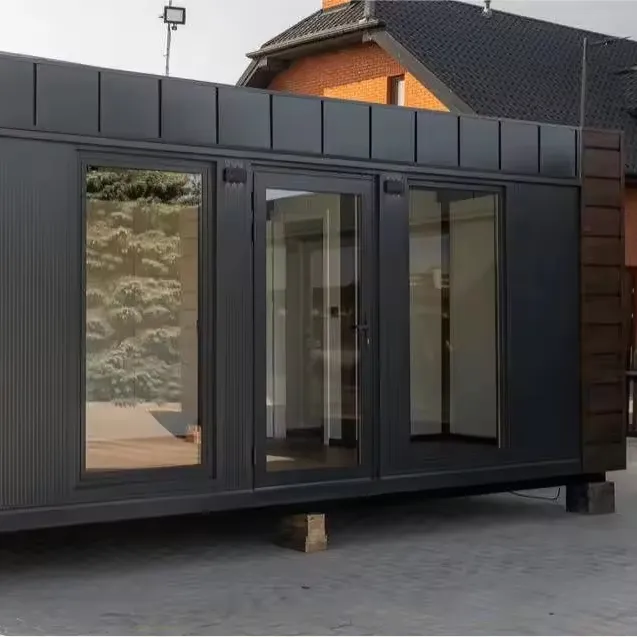 Modern Prefabricated Modular Villas Offices Public Toilets Movable Prefab Flat Pack Container Houses