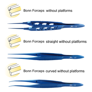 Set Forceps Bedah Mata yang Dapat Digunakan Kembali dan Bersertifikat CE: Forceps Jahitan Kornea, Jaringan, Jeweler & Martin untuk Oftalmologi - Product Image 3