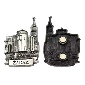 Imán de Refrigerador de Metal Antiguo Personalizado de Fábrica China, Imán de Refrigerador 3D Personalizado de la Ciudad de Zadar para Recuerdo de <span class=keywords><strong>Croacia</strong></span> - Product Image 4