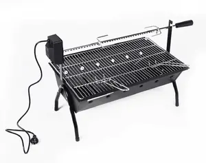 Automatische Roterende Rotisserie Bbq Grill Draagbare Rotisserie Houtskoolgrill Spit Roterende Grill Motor Rotisserie Outdoor