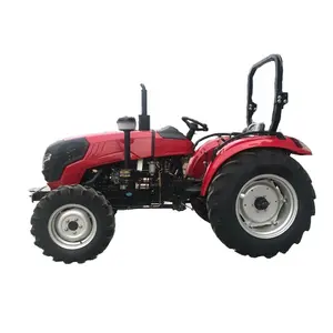 Murah Pertanian Kecil 30hp 40hp 4wd Kompak Traktor Dipasang Frond Loader dengan Ember untuk Dijual