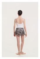 CICELYLI Jupe courte en maille à taille élastique pour la pratique du ballet, de la gymnastique et de la danse