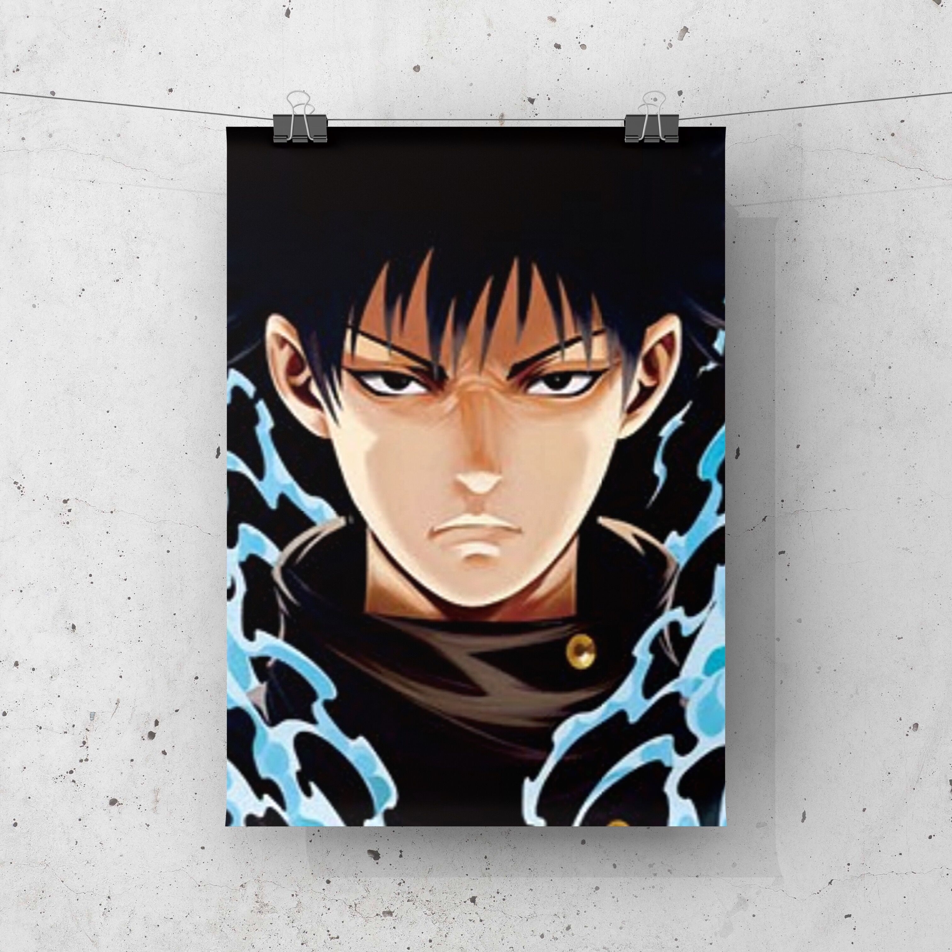 Yuji/Fushiguro/juютсу кайсен аниме постер с линзовидной печатью аниме 3D флип картина украшение стены картины-без рамки