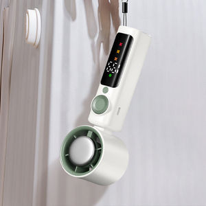 Ventilador de Mano de Alta Velocidad Sin Aspas, Bajo Ruido, 4000mAh, Recargable por USB, Pantalla LED, Motor Sin Escobillas, Plástico, Personal, para Auto - Product Image 2