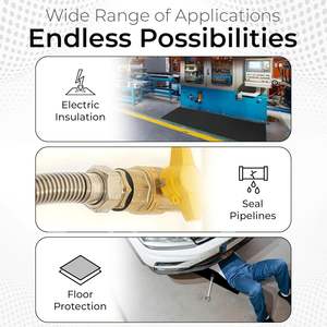 60A Durometreli Neopren Kauçuk Levha 1/<span class=keywords><strong>16</strong></span>" X 9" X 12" Mat Conta Yağ/Benzine Dayanıklı -30 195F GUIZHIYUAN Model 01 - Product Image 6