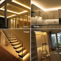 Bande lumineuse LED COB flexible dimmable haute luminosité 3mm 4mm 5mm 8mm DC12V 24V 320/400/480 LED/m 5m/rouleau 3000K 4000K 6500K Blanc
