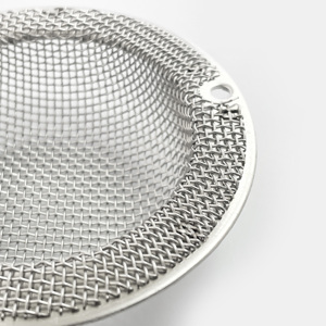 Customized 304 316 Stainless Steel Wire <strong>Mesh</strong> Cap <strong>Filter</strong> / Dome Shape <strong>Mesh</strong> Strainer - Product Image 4