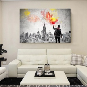 Arte Pop <span class=keywords><strong>de</strong></span> grafiti <span class=keywords><strong>de</strong></span> calle <span class=keywords><strong>Banksy</strong></span>, lienzo moderno impreso, decoración del hogar, imagen artística <span class=keywords><strong>de</strong></span> pared inspiradora - Product Image 2