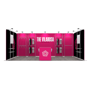 Le support accrochant d'habillement en aluminium léger rayonne la cabine d'exposition de panneau perforé - Product Image 3