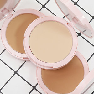 Private Label 14 Colors Matte Finishing Oil <strong>Control</strong> Waterproof Long Lasting Bronzer Compact Pressed Setting Powder With Puff - Product Image 4