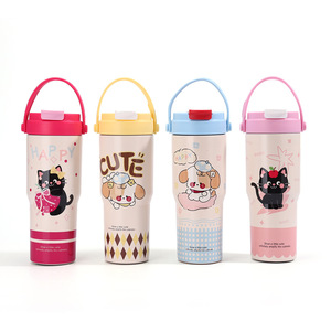 Stainless Steel Tumbler 304 Insulated Mug With Handle Portable Travel Cup For Outdoor Use - Product Image 5