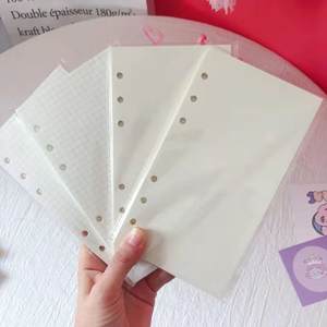 Agenda A6 Recargable de 6 Anillas con Páginas de Papel Sin Madera (Líneas/Puntos/Cuadros/Diario/Semanal/Mensual) Hojas Sueltas Personalizables para Regalo - Product Image 5