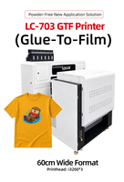 Nouvelle technologie 2026 pour imprimante textile GTF avec Epson I3200a1 DTG/DTF automatique A3, garantie 1 an, prix poudre