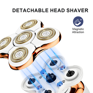 LK-5588 Electric <b>Razors</b> Shaver 5 <b>Heads</b> Waterproof Rechargeable and Multi-Use Wet/Dry Shaver for Hair Removal - Product Image 5