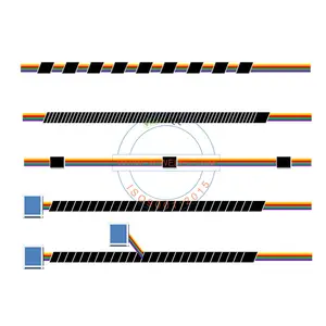 JCW-T03 macchina automatica per nastratura del filo attrezzatura per l'avvolgimento del nastro strumento per intrecciare il cablaggio