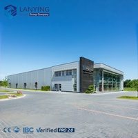 Estructura de Acero Prefabricada, Salón de Exposiciones para Concesionarios de Autos 4S, Almacén con Estructura Metálica