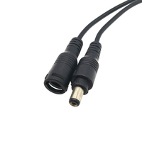 Kabel Listrik DC Konektor M13 2 Pin Molded Dengan Kabel Ulir Solder Steker Jantan Betina Konektor Kabel Tahan Air