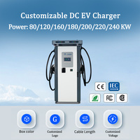 LEISHENG 180kw Pistolet duel au sol Evse Commercial Ocpp CCS1 CCS2 Gb/t Plug Fast Ev Charging Station