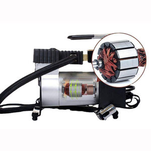 איכות גבוהה 12v מכונית מדחס חובה כבדה צילינדר יחיד צמיל צמיג נייד משאבת אוויר חשמלי - Product Image 4