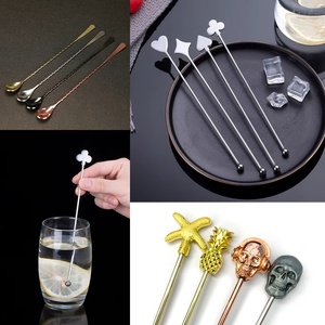 Agitador Profesional Personalizado con Logotipo, de Acero Inoxidable SS304, Ecológico, Multicolor, Decorativo, para Bar, Bebidas, Martini - Product Image 5