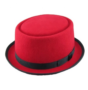 Tùy chỉnh bán buôn chất lượng hàng đầu nóng bán màu rắn 100% sombrero Áo Len cảm thấy handmade nhỏ vành nỉ thịt lợn Pie <span class=keywords><strong>hat</strong></span> - Product Image 2