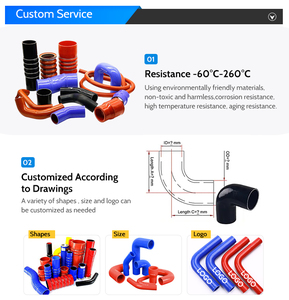 Piezas de automóvil de tubo de manguera de calentador de radiador de silicona reforzada para Acura RSX tipo S DC5 K20A 2002-2006 - Product Image 6