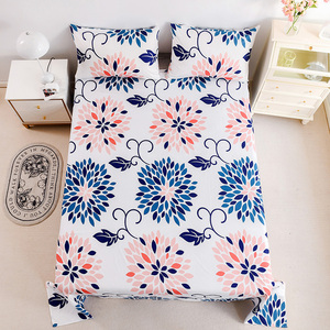Parure de lit en rose 3D, rose imprimée en 5D, 4 pièces, drap de lit, taies d'<span class=keywords><strong>oreiller</strong></span>, motif floral, couvre-lit - Product Image 2