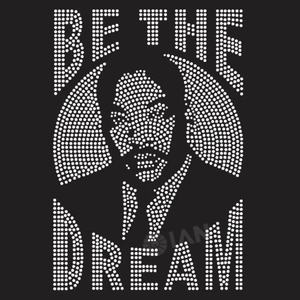 Correctif de transfert de jour MLK sur strass personnalisé <span class=keywords><strong>Martin</strong></span> Luther King motif de transfert de jour pour vêtements - Product Image 2