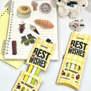 Apple Pie Live Press-Action Neutral Pen Simple Smooth Secado rápido 0,5mm Black Head Must-Have para estudiantes de nicho - Product Image 6