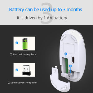<span class=keywords><strong>Souris</strong></span> sans fil Lulin, <span class=keywords><strong>souris</strong></span> optique ergonomique 2,4 G, <span class=keywords><strong>souris</strong></span> d'ordinateur pour ordinateur portable, <span class=keywords><strong>PC</strong></span>, ordinateur, Chromebook, ordinateur portable - Product Image 4