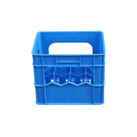 JOIN Caisse de rangement en plastique maillé pour bière, 12 trous, empilable, recyclable, durable, personnalisable