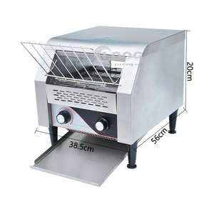 Precio de fábrica Mejor transportador comercial Tostadora Eléctrica <span class=keywords><strong>Burger</strong></span> Bun Tostadora Máquina para la venta - Product Image 3