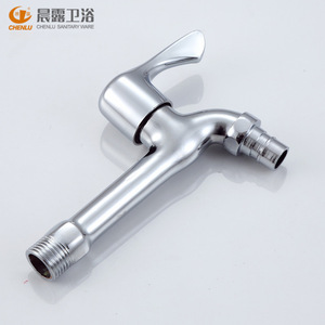 Grifo de lavabo Chenlu extra largo con un solo manípulo, cromado, de montaje en cubierta, con 4 orificios centrales y boquilla puntiaguda - Product Image 2