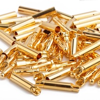 Connecteur Amass 40A Bullet 4mm, Fiche Banane Plaquée Or pour Pièces et Accessoires RC Mâle/Femelle, Batterie, ESC, Hélicoptère, Bateau, Quadricoptère