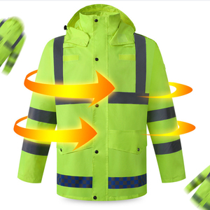 Ensemble de vêtements de travail pour le cyclisme en extérieur DF, veste et pantalon réfléchissants de type split pour une protection contre les fortes pluies - Product Image 3